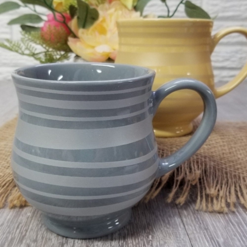 Striped Ceramic Mugs By Temptations